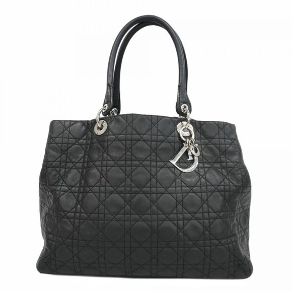 DIOR Black Leather Tote Bag - Picture 1 of 16